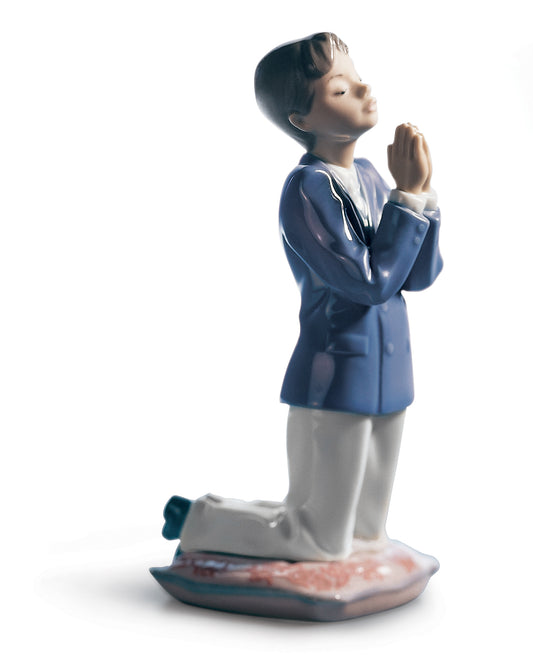 Communion Prayer (Boy) by Lladró
