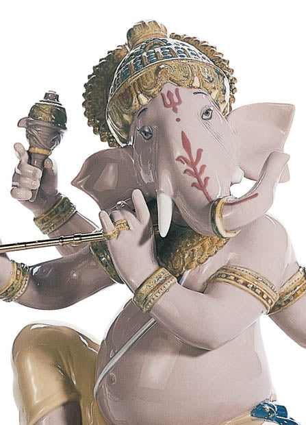 Bansuri Ganesha by Lladró