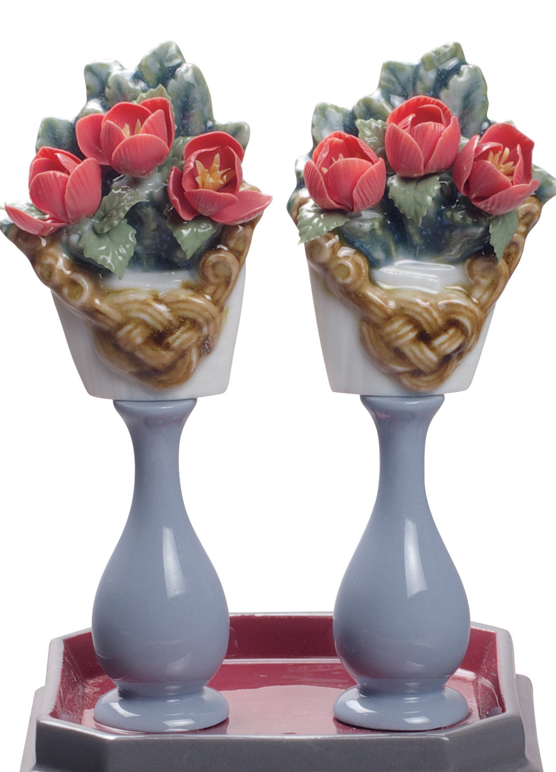 Tables For Sweets And Peach Flowers by Lladró