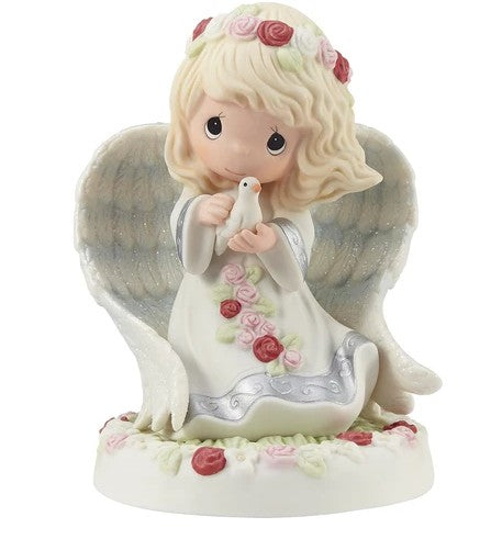 On Angels' Wings Porcelain Figurine by Precious Moments