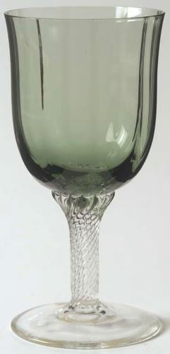 Octette Green by Gorham Crystal