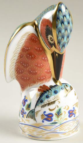 5" Kingfisher Paperweight by Royal Crown Derby