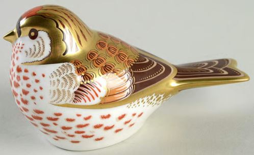2 1/2" Redpoll Paperweight by Royal Crown Derby