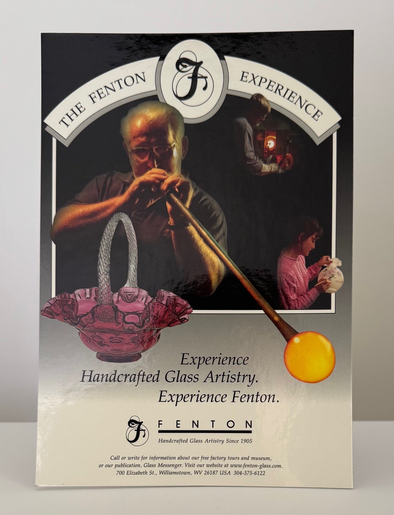 Advertising Signs by Fenton Art Glass