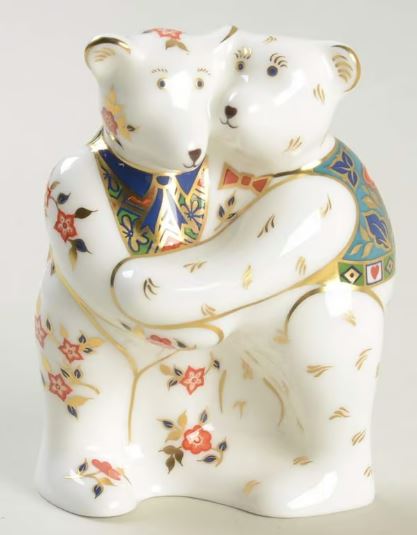 3 3/4" Bear Hug (Miniature Bear Collection) by Royal Crown Derby