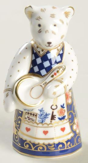 3 1/2" Cook (Miniature Bear Collection) by Royal Crown Derby