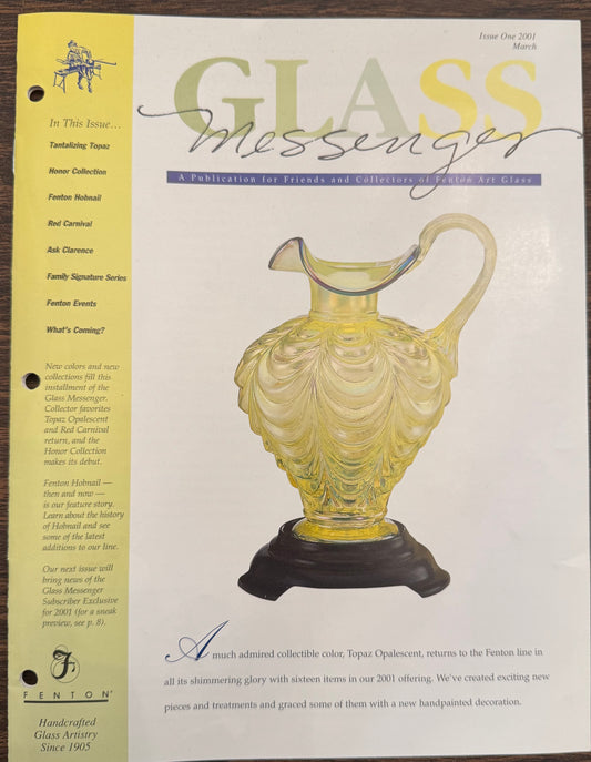 Glass Messenger Magazine by Fenton Art Glass