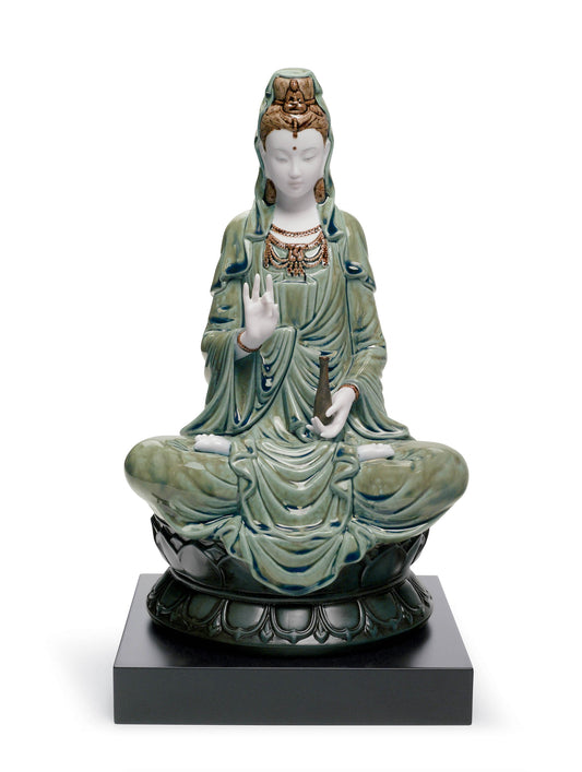 Kwan Yin (Green) by Lladró