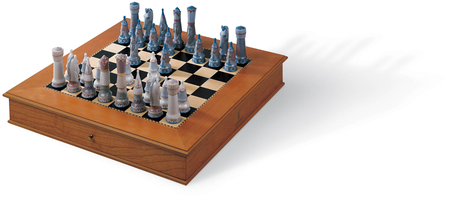 Medieval Chess Set (Board Box Included) by Lladró