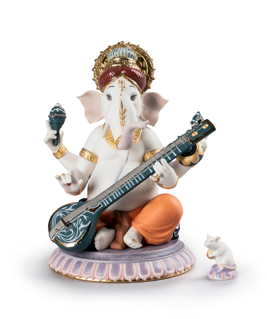 Veena Ganesha (Limited Edition) by Lladró