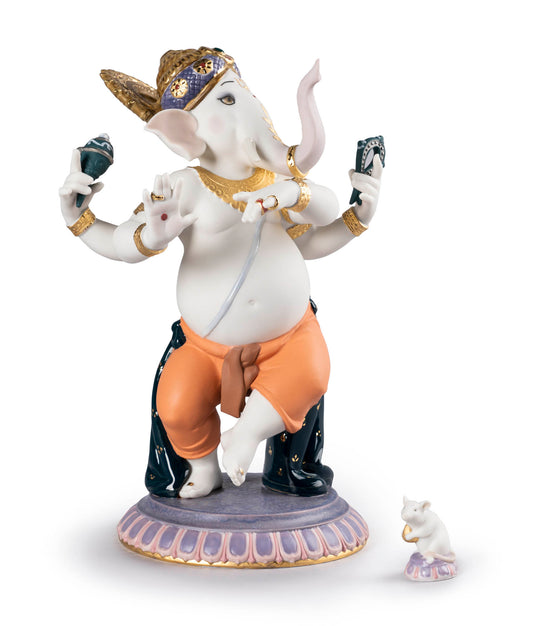 Dancing Ganesha (Limited Edition) by Lladró