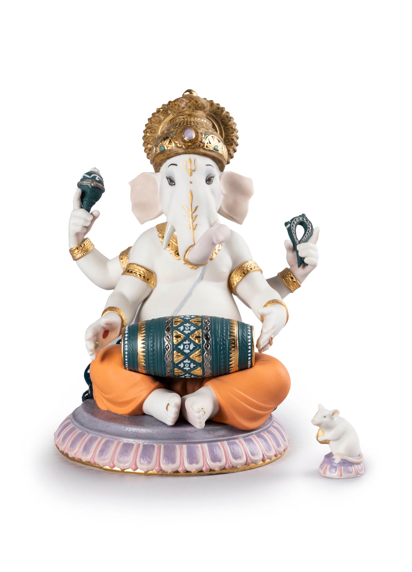 Mridangam Ganesha (Limited Edition) by Lladró