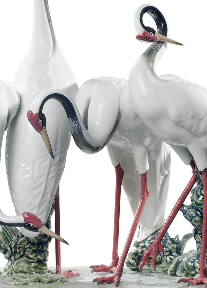 Flock Of Cranes by Lladró