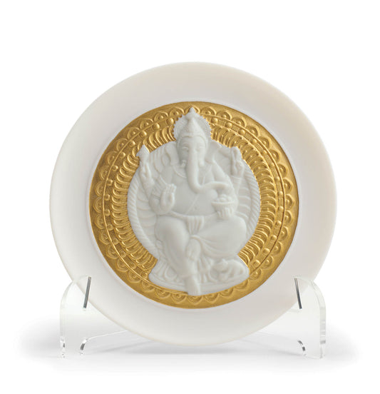 Lord Ganesha Plate by Lladró