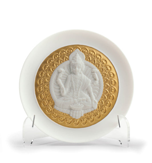 Goddess Lakshmi Plate by Lladró