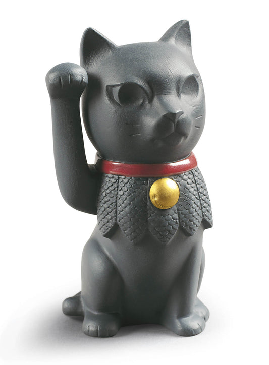 Maneki Neko (Black) by Lladró