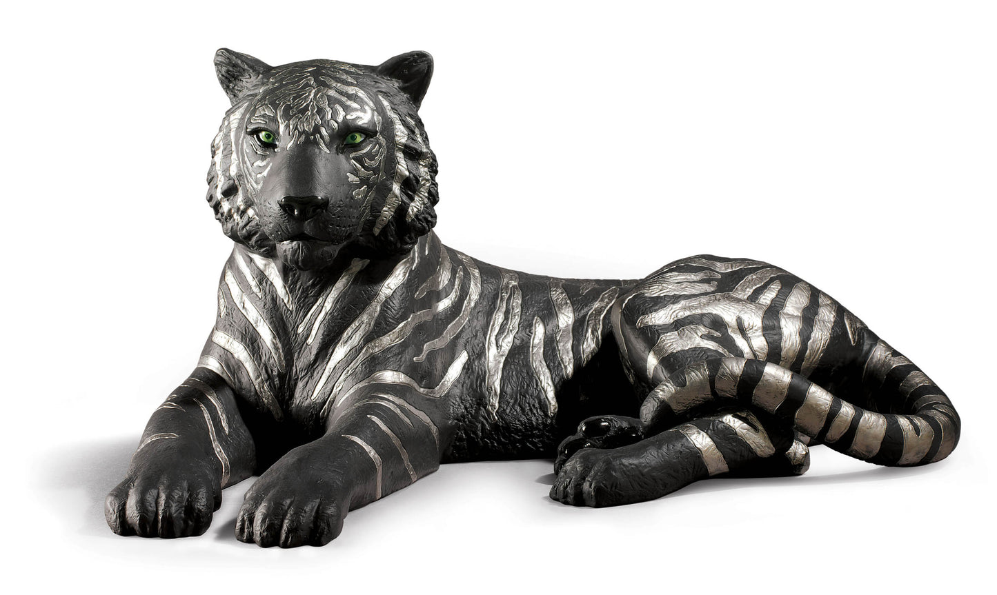 Tiger (Black-Silver) by Lladró