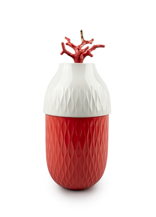 Coral Vase by Lladró