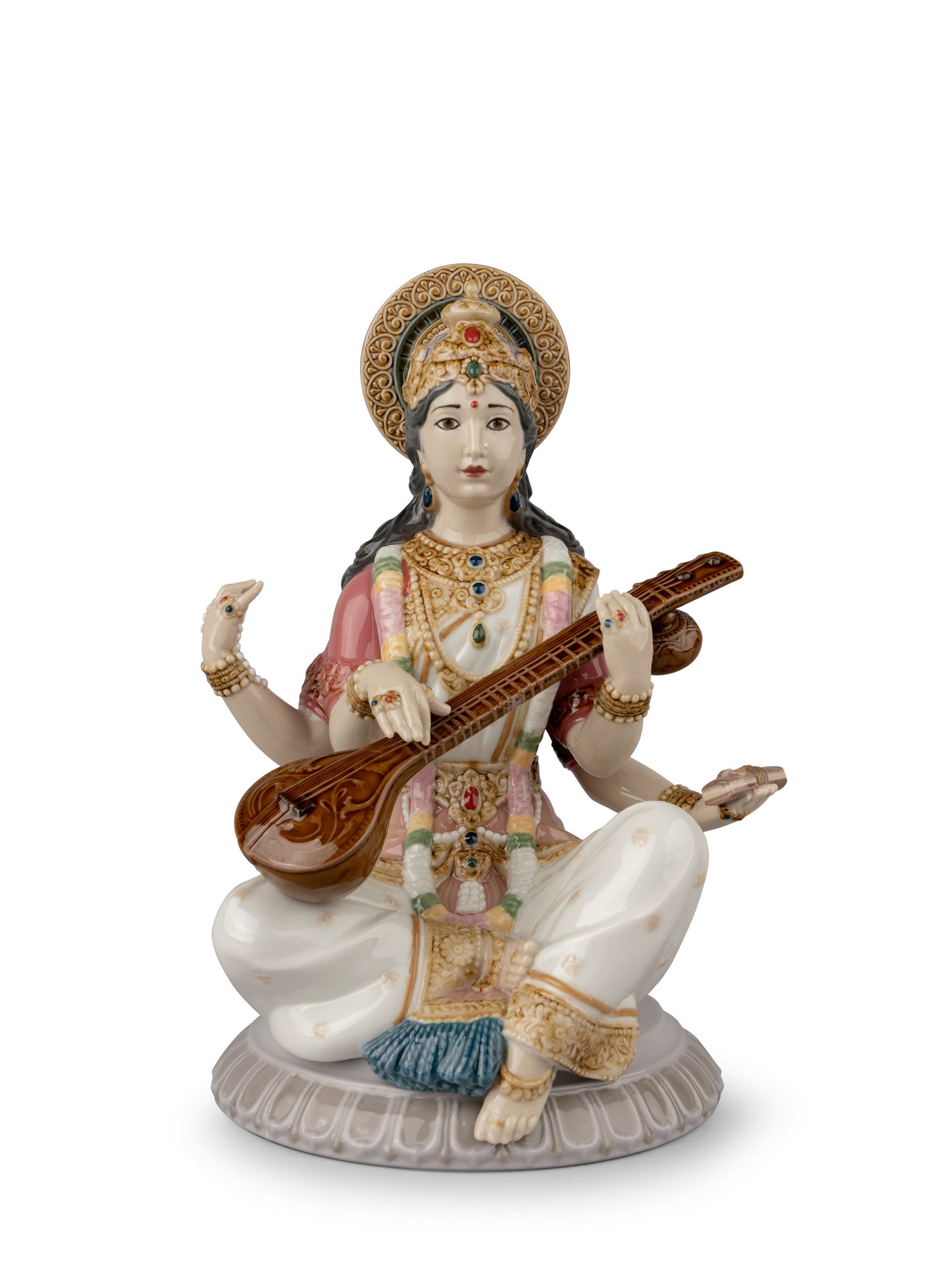 Goddess Saraswati by Lladró