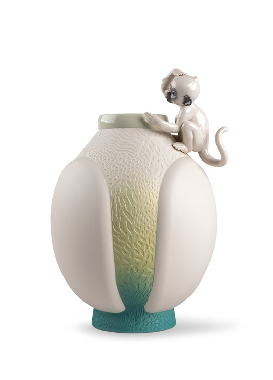 Monkey Vase by Lladró