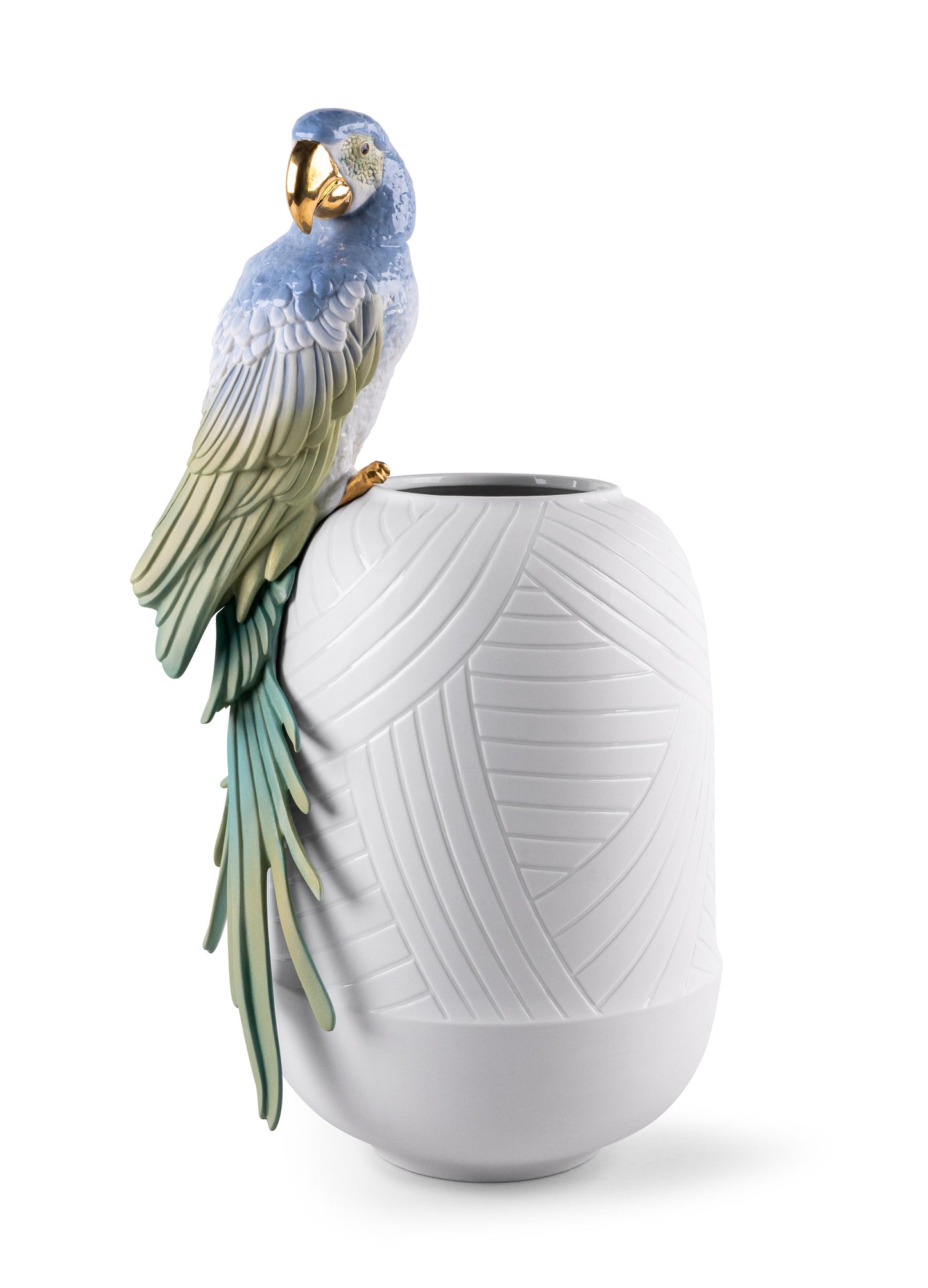 Macaw Bird Vase by Lladró