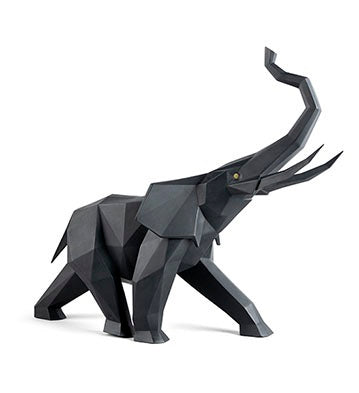 Elephant (Black) by Lladró