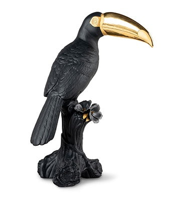 Toucan (Black-Gold) by Lladró