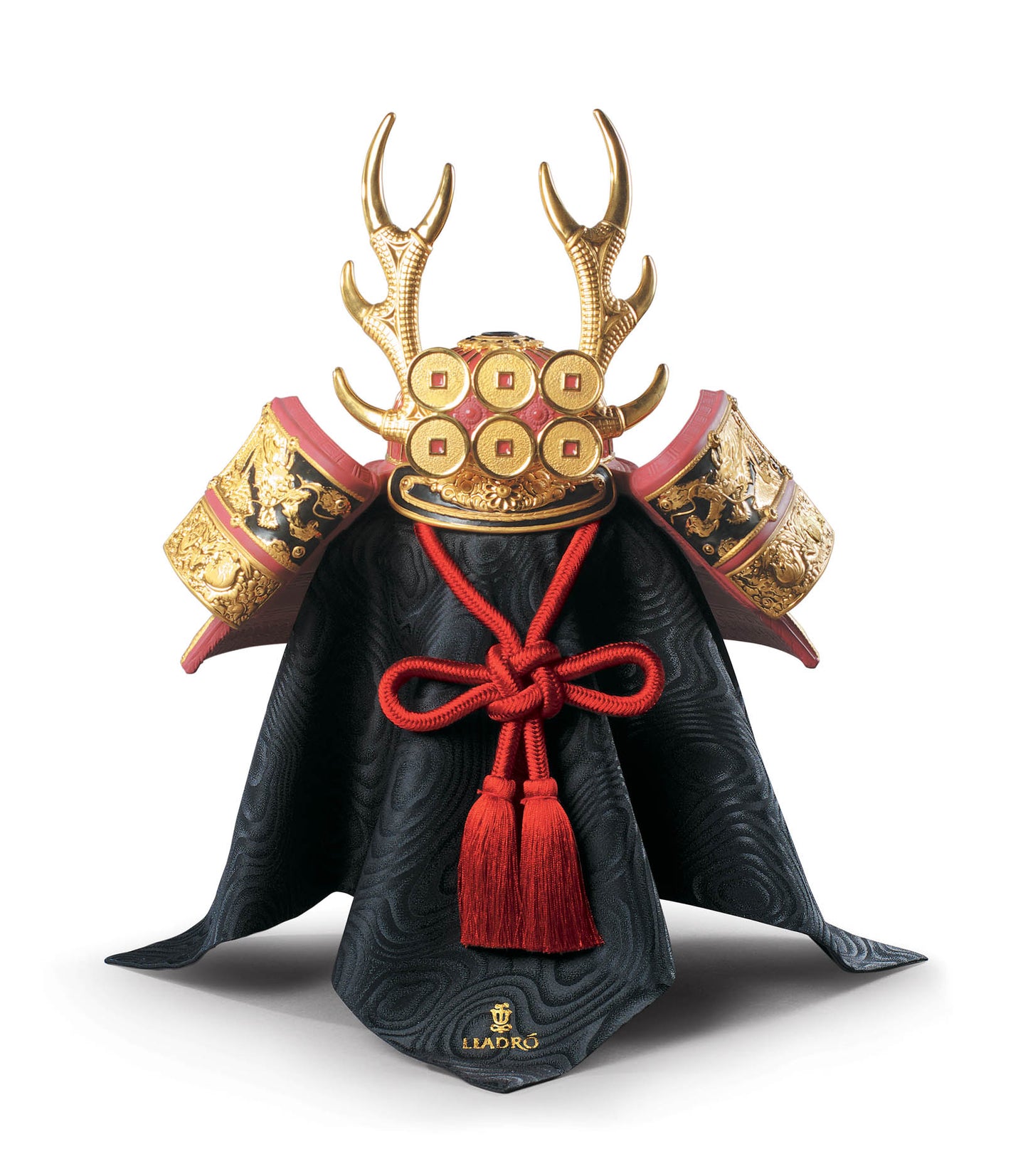 Samurai Helmet (Red) by Lladró