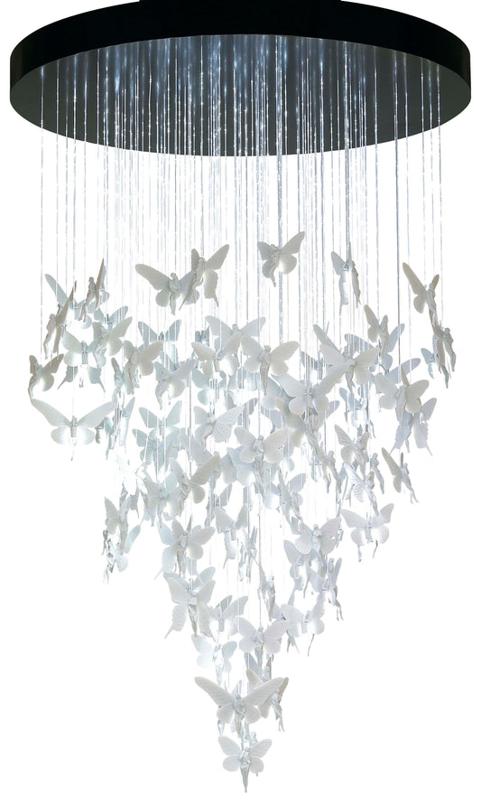 Niagara Chandelier 1, 10m (White) (CE/UK) by Lladró