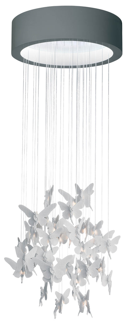 Niagara Chandelier 0, 60 m (White) (CE/UK) by Lladró