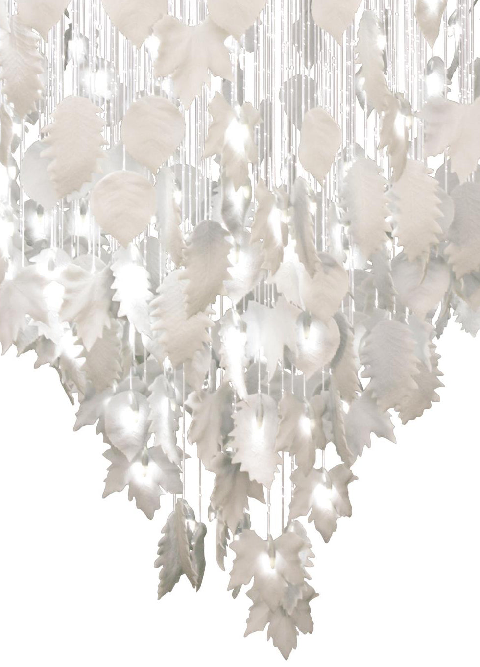 Magic Forest Chandelier 2M (White) (US) by Lladró