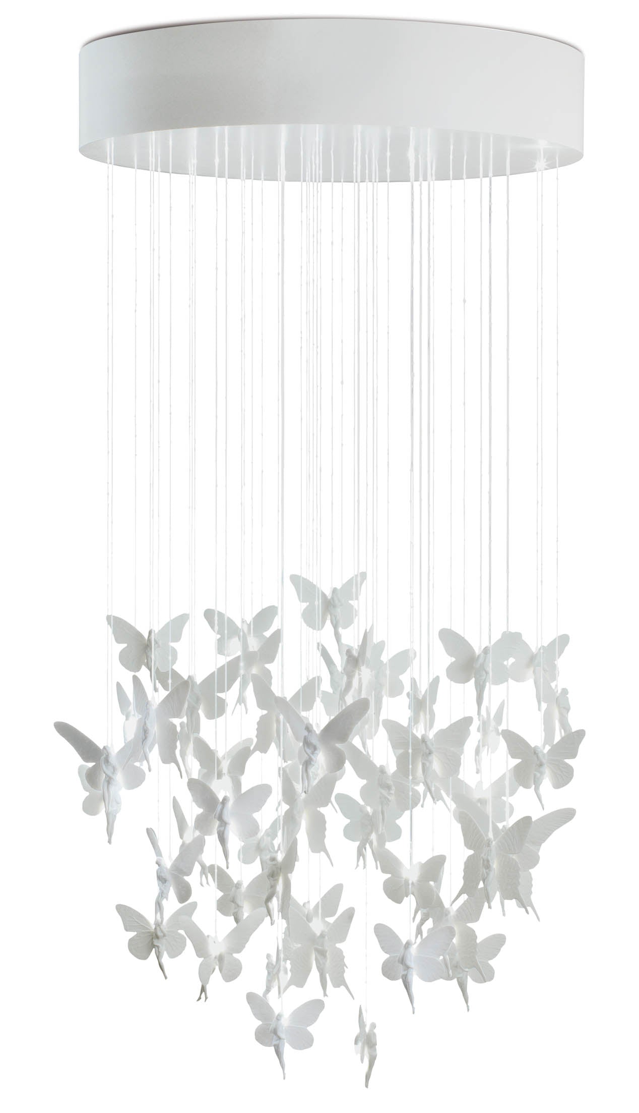 Niagara Chandelier 0,80m White (CE/UK) by Lladró