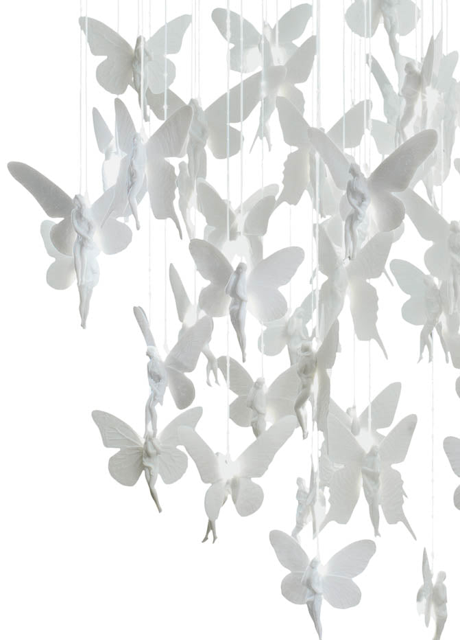 Niagara Chandelier 0,80m White (US) by Lladró