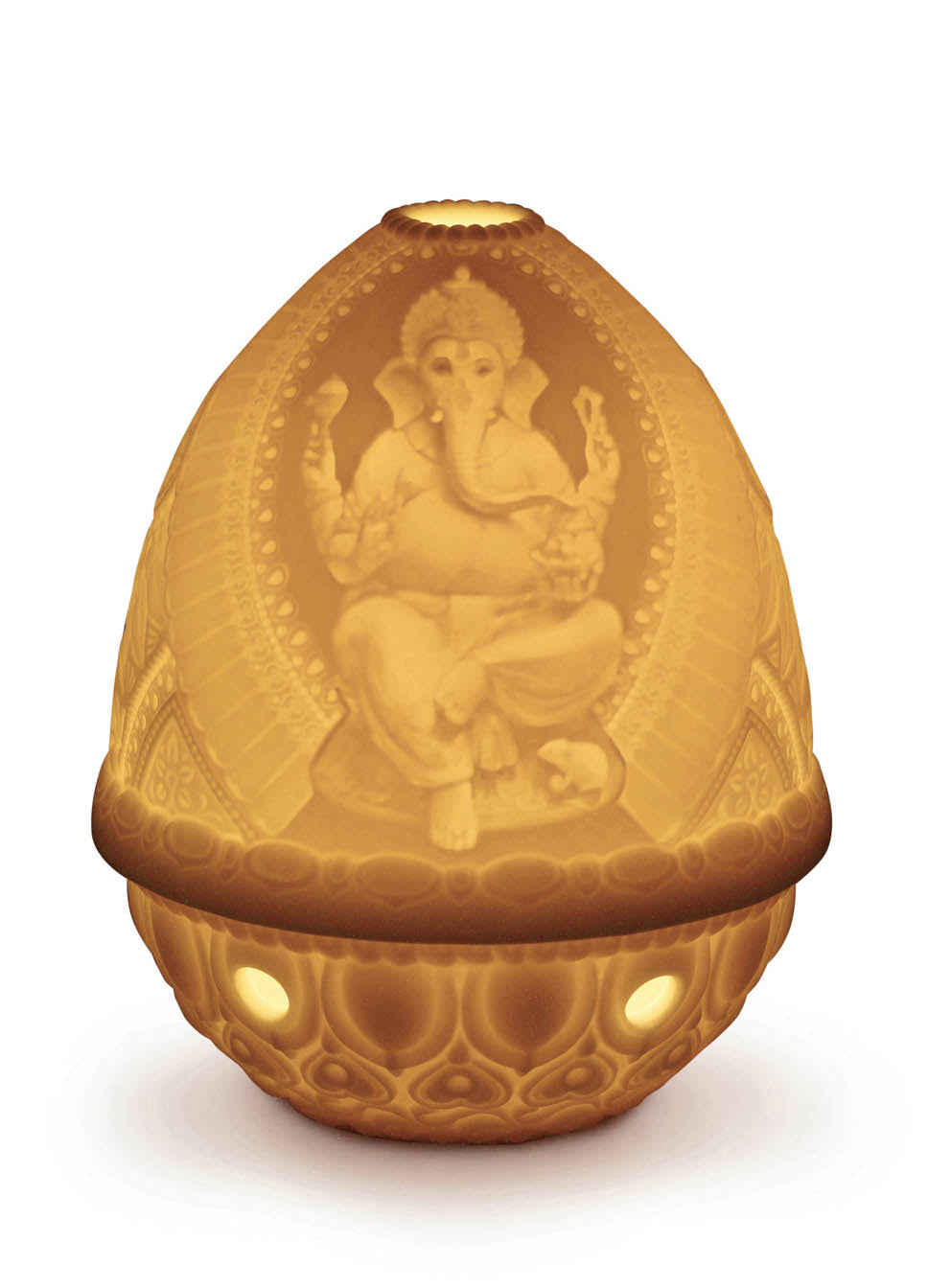 Lithophane Votive Light- Lord Ganesha by Lladró