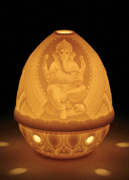 Lithophane Votive Light- Lord Ganesha by Lladró