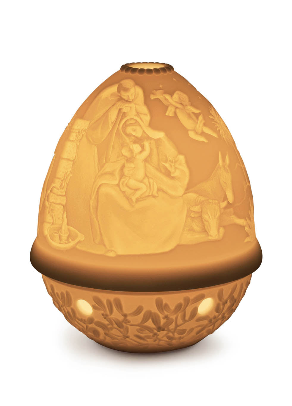 Lithophane Votive Light- Nativity by Lladró