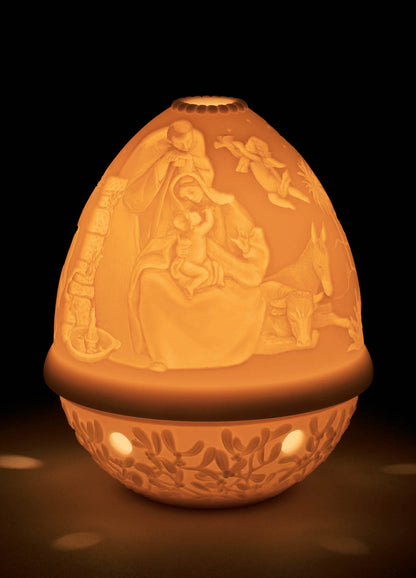 Lithophane Votive Light- Nativity by Lladró