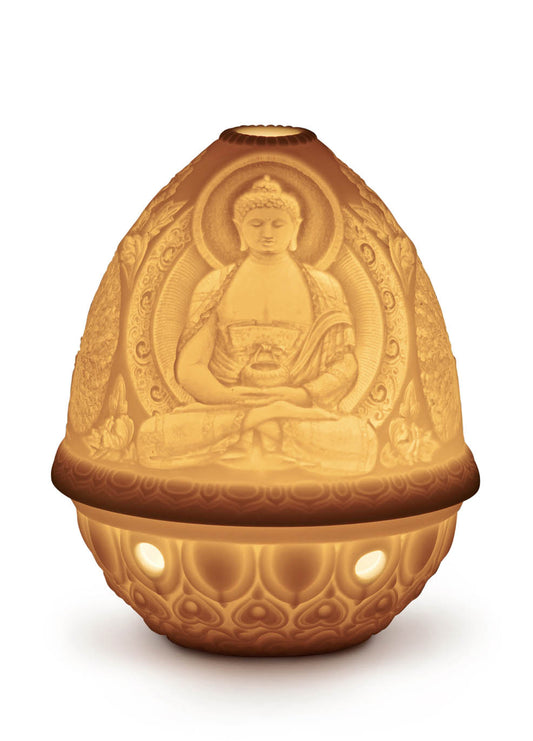 Lithophane Votive Light- Buddah by Lladró