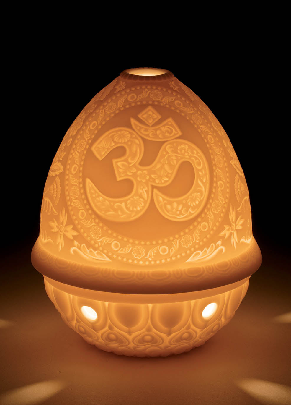 Lithophane Votive Light- OM by Lladró