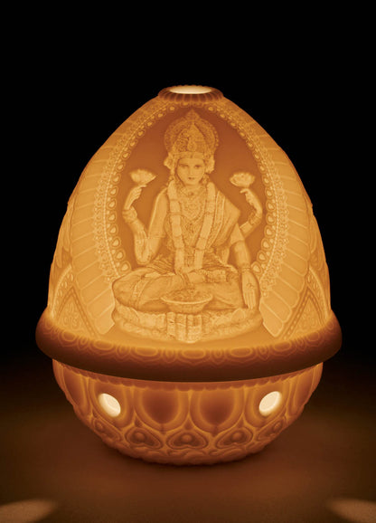 Lithophane Votive Light- Goddess Lakshmi by Lladró