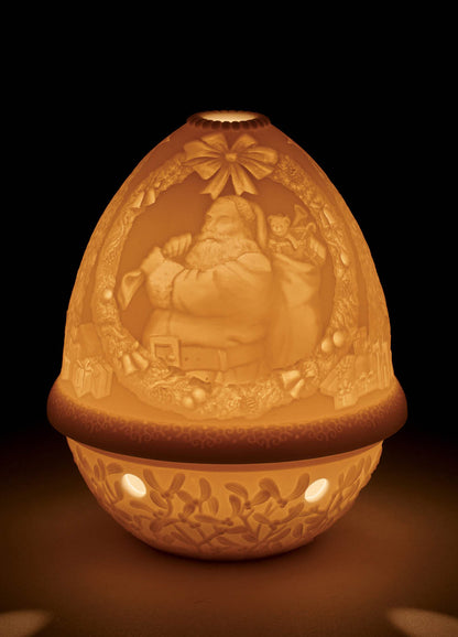 Lithophane Votive Light - Santa Claus by Lladró