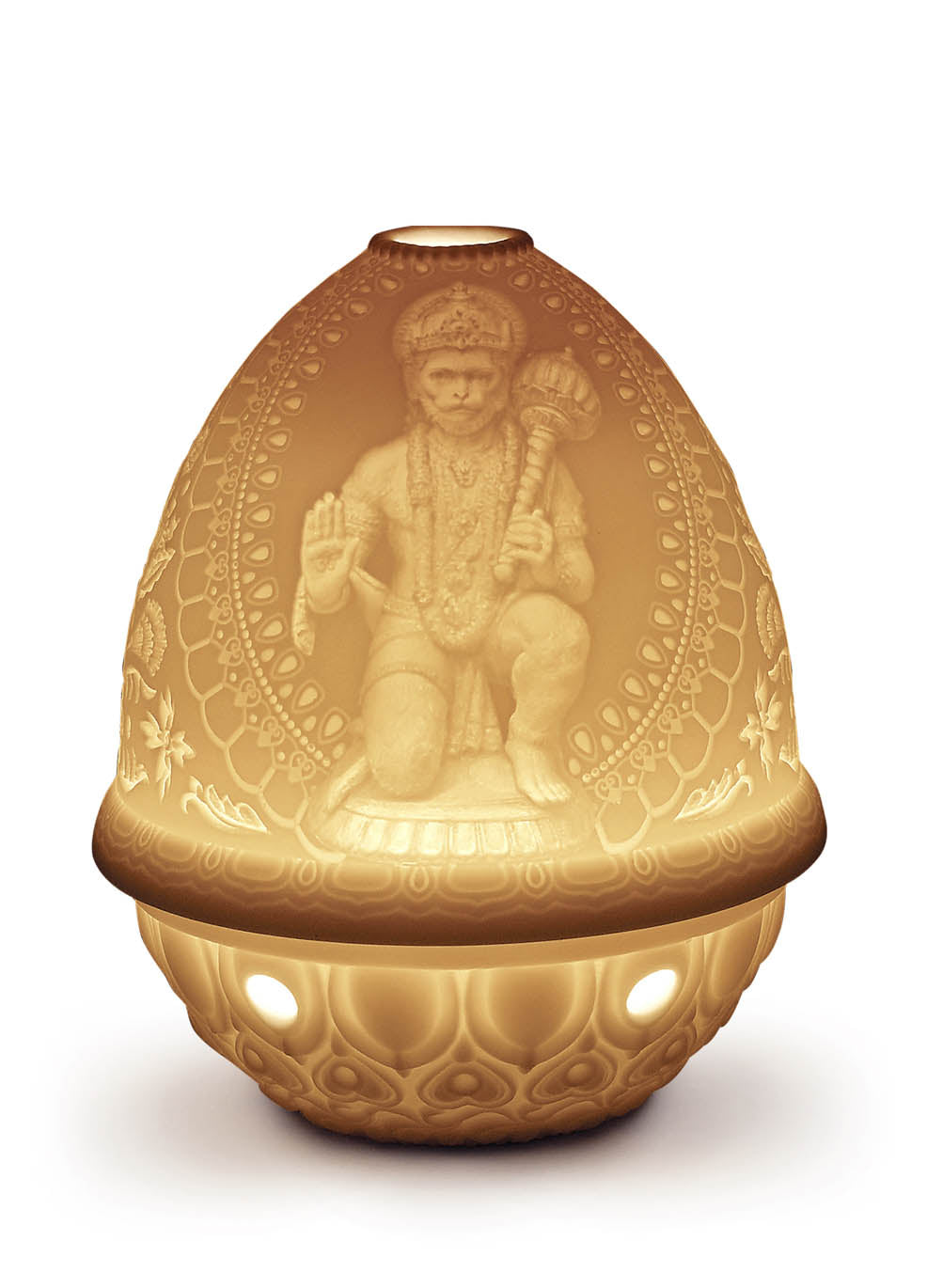 Lithophane Votive Light-Hanuman by Lladró