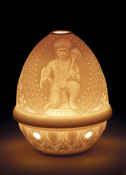 Lithophane Votive Light-Hanuman by Lladró