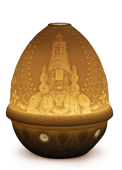 Lithophane Votive Light-Lord Balaji (Rechargeable LED) by Lladró