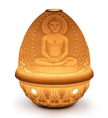 Lithophane Votive Light-Lord Mahavira by Lladró