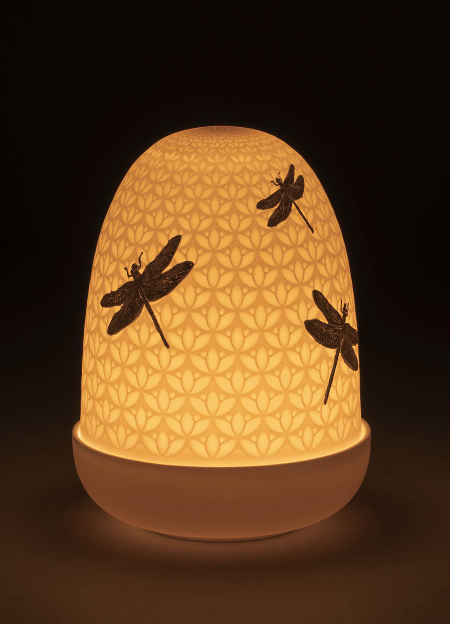 Dragonflies Dome Lamp by Lladró