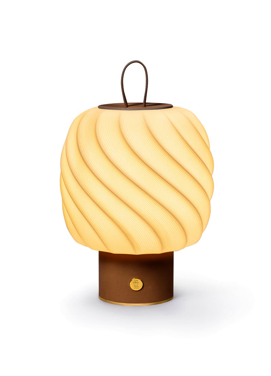 Ice Cream Portable Lamp (M) (Leather) by Lladró