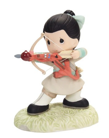 Disney Mulan You Keep Me On Target Figurine by Precious Moments