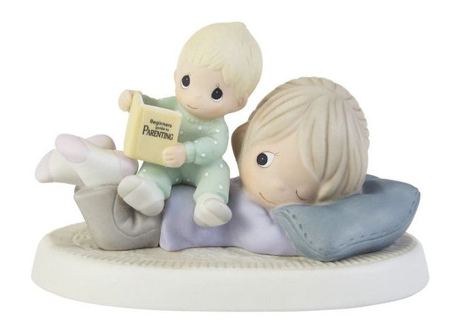 The Toughest Job You'll Ever Love - Child On Mom Figurine by Precious Moments