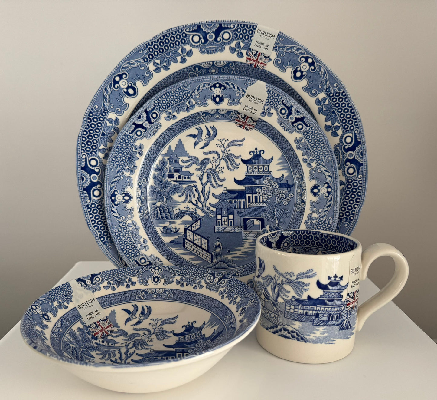 Willow Blue (No Gold Trim) by Burgess and Leigh (Burleigh)